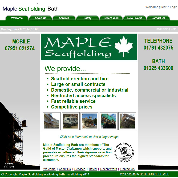 Maple Scaffolding